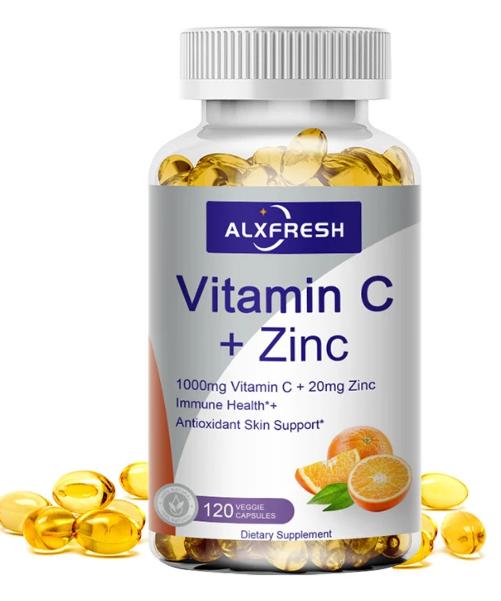 Liposomal Vitamin C 1000mg with Zinc 20mg | Vitamin Dietery Supplement | Vegan