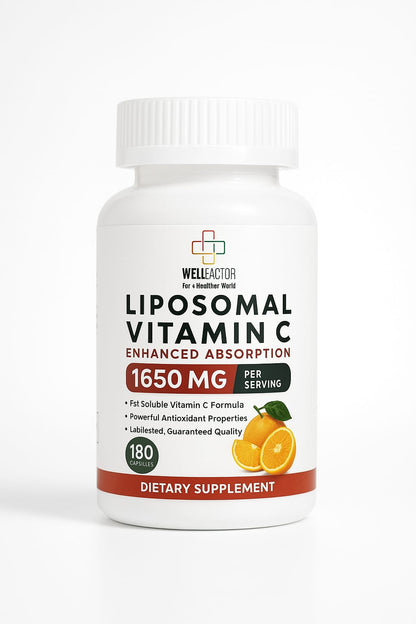 Well Factor Liposomal Vitamin C Capsules 1650mg